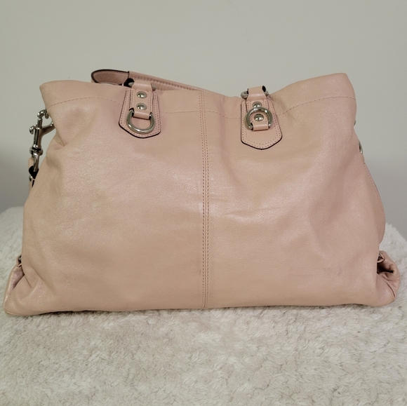 COACH Ashley Leather Carryall Satchel Handbang - Picture 6 of 16